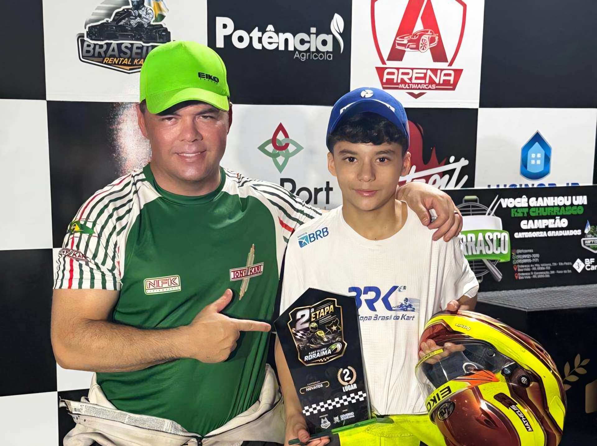 Matheus Campos conquista vice-campeonato na 2ª Etapa do Roraimense de Kart 2026