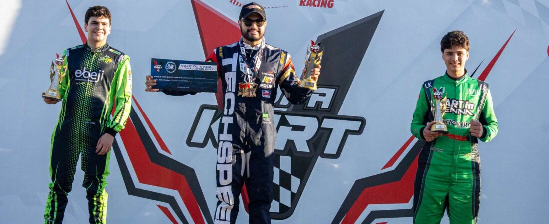 Paulo Neto conquista a Copa V Kart e celebra seu primeiro título nacional no Kart Rental